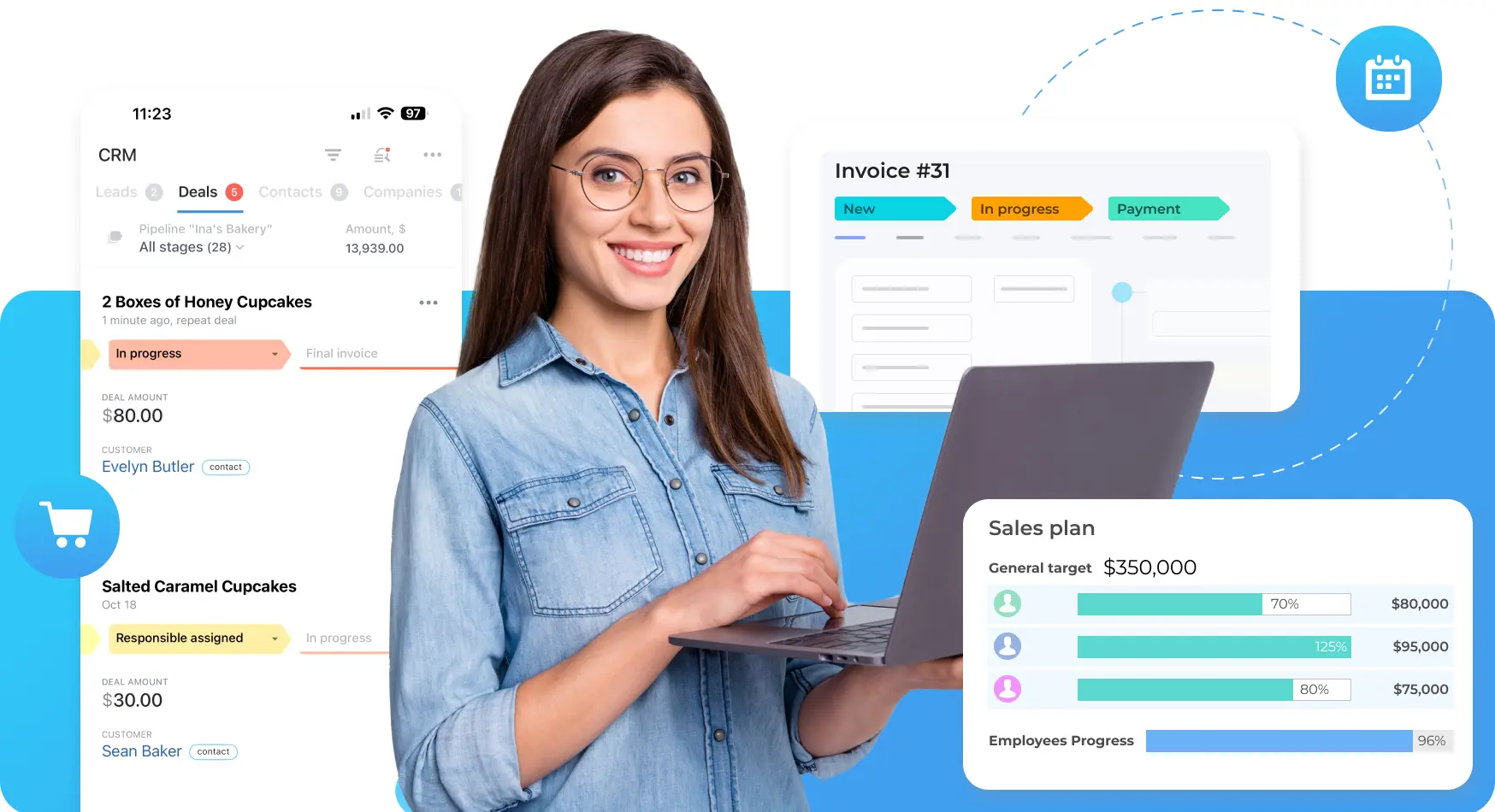 Bitrix24 CRM Deals Pipeline